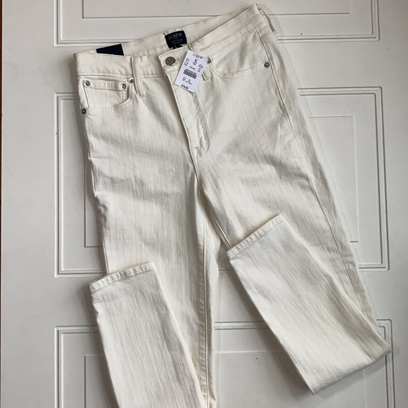 J. Crew Denim - NWT J. Crew 10" highest-rise skinny jean in white denim 25